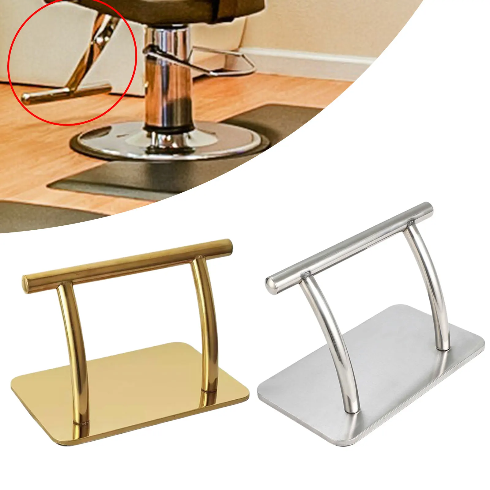 Footrest Under Desk - Repose-pieds en acier inoxydable pour sous