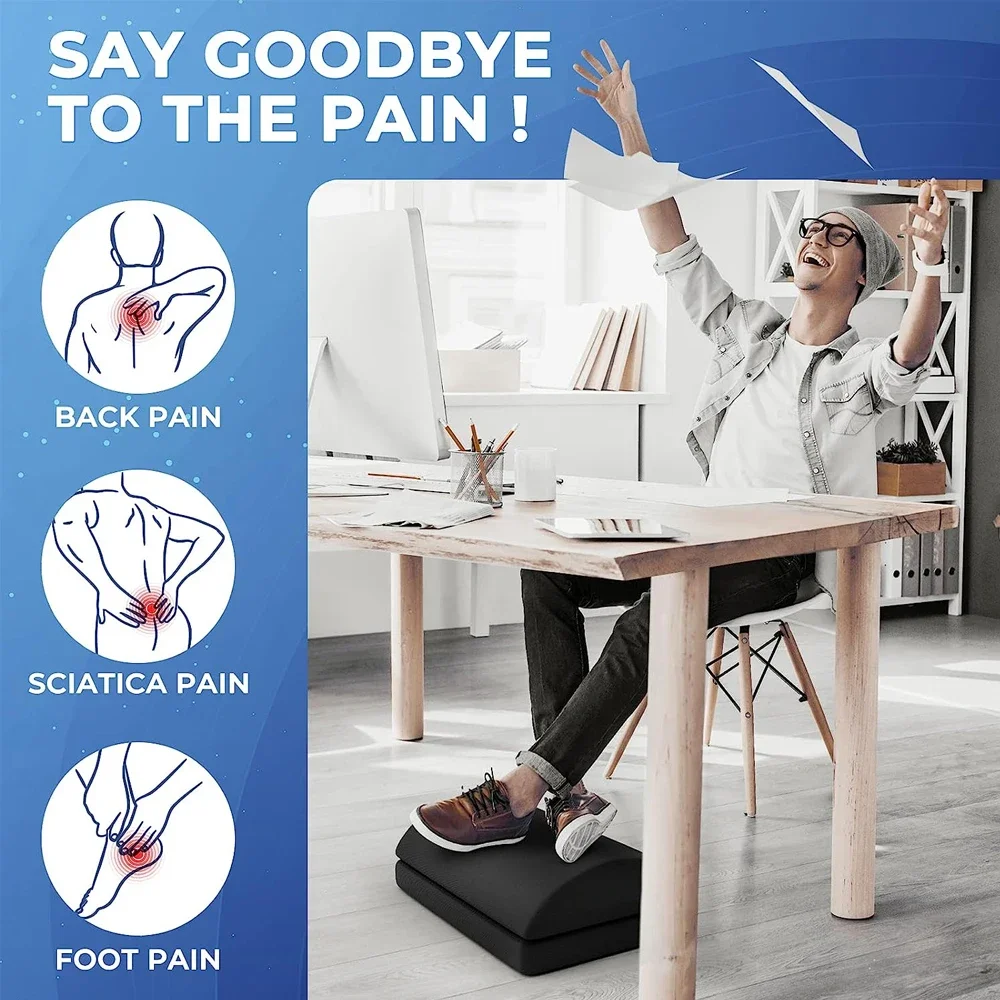 Repose-pieds réglable en mouss - Footrest Under Desk avis et prix